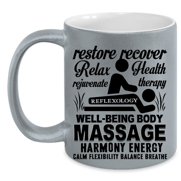 Cool Job Title Coffee Mug, Funny Massage Theralist Accent Mug