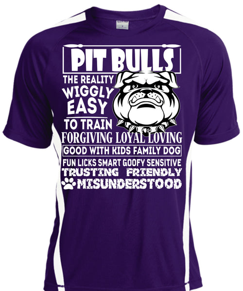 Pit Bulls The Reality Wiggly Easy T Shirt, Good With Kids Family Dog T Shirt, Cool Shirt