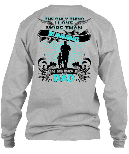 I Love More Than Running T Shirt, Being A Runner T Shirt