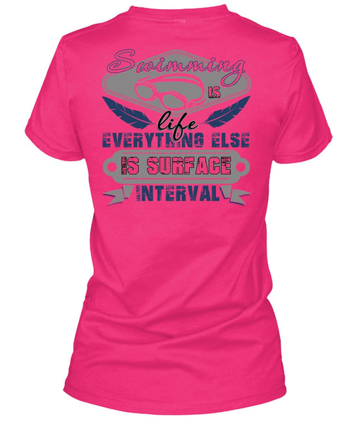Swimming Is Life T Shirt, I Love Swimming T Shirt