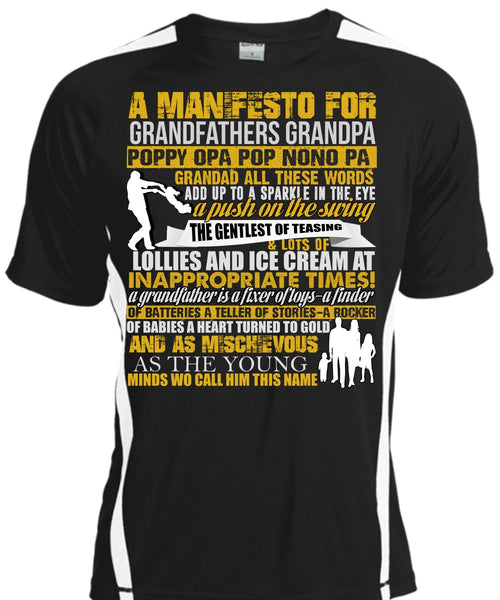 A black t-shirt with the shopify logo