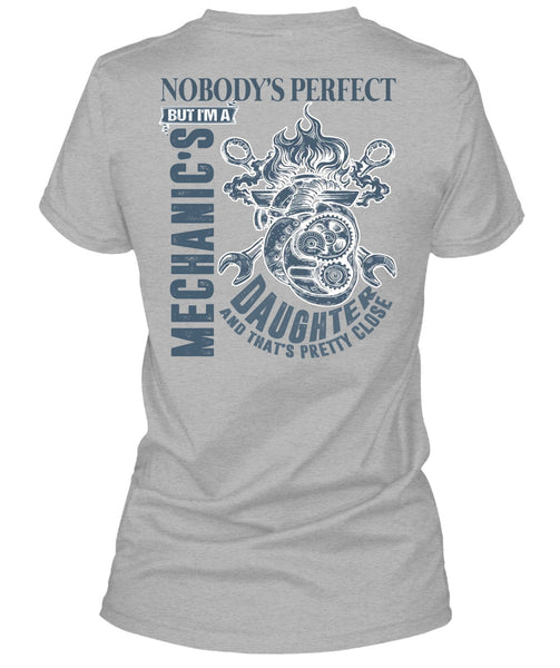 I'm A Mechanic's Daughter T Shirt, I Love Mechanic T Shirt