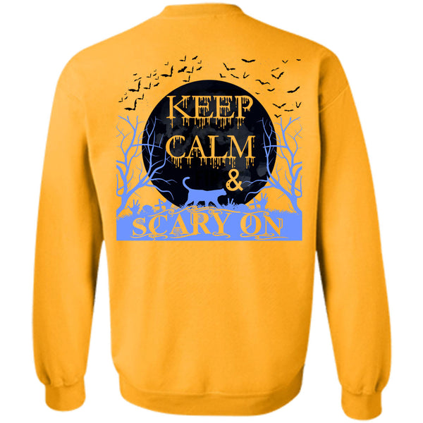 Wait For Halloween T Shirt, Keep Calm And Scary On Sweatshirt