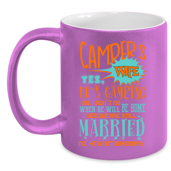 Camper's Wife Coffee Mug, Beautiful Wife Coffee Cup