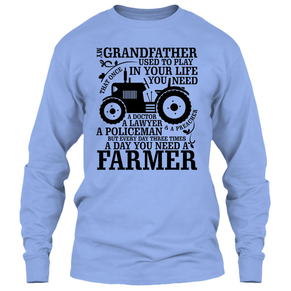 My Grandfather T Shirt, Farming Grandfather T Shirt