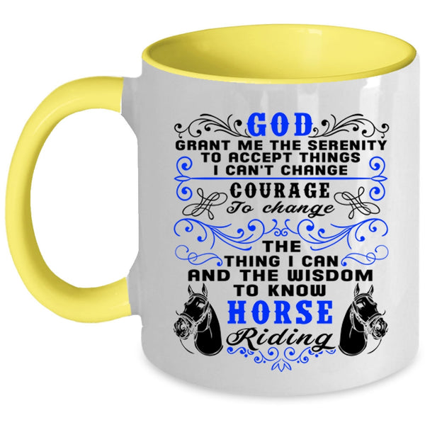 Funny Gift For Equestrian Coffee Mug, Horse Riding Accent Mug