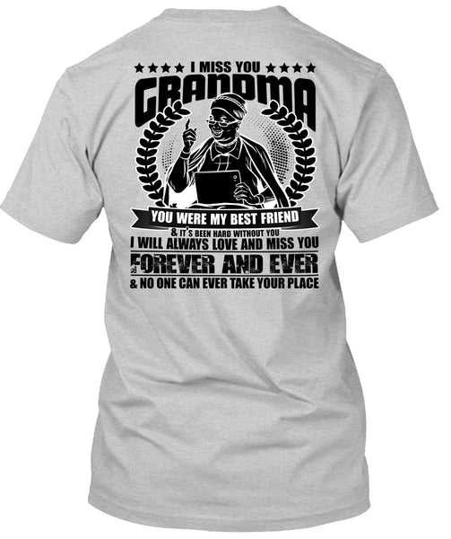 I Miss You Grandma T Shirt, I Love Nana T Shirt