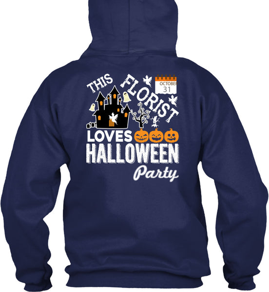This Florist Loves Halloween Party T Shirt, I Love Florist T Shirt
