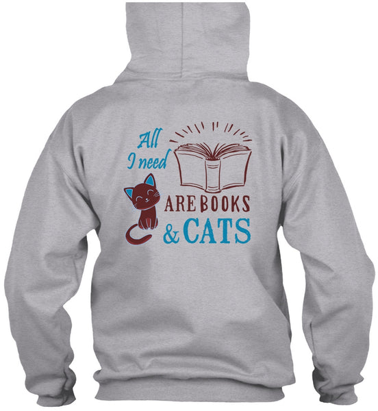 All Need Are Books And Cats T Shirt, Favorite T Shirt