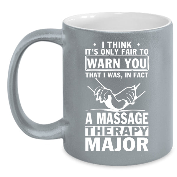 Massage Therapy Major Coffee Mug, Cute Massage Therapist Coffee Cup