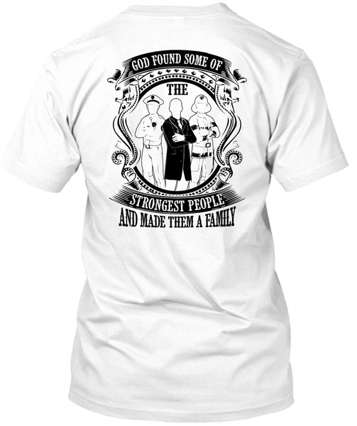 A black t-shirt with the shopify logo