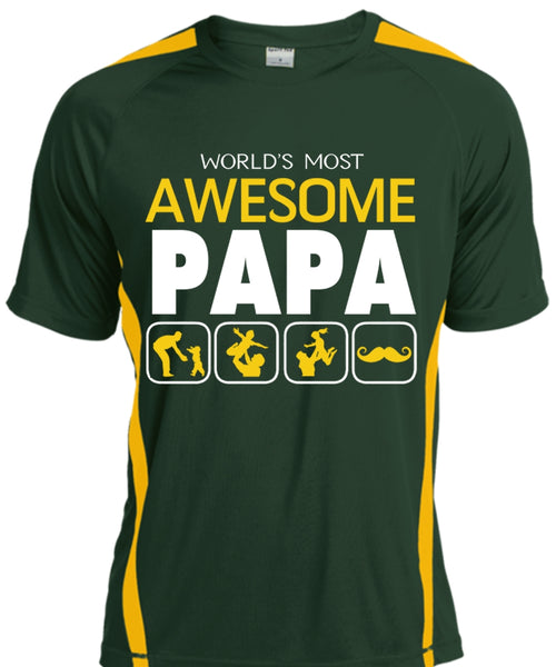World's Most Awesome Papa T Shirt, Being A Papa T Shirt, Father's Day T Shirt