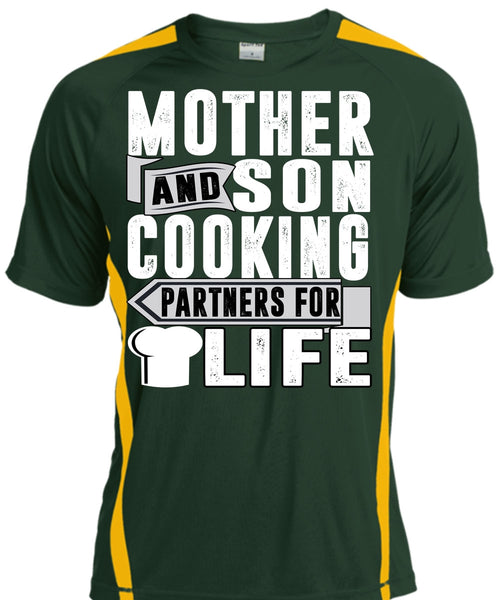 Mother And Son Cooking T Shirt, Partners For Life T Shirt, Cool Shirt