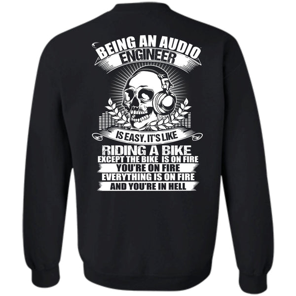 A black t-shirt with the shopify logo