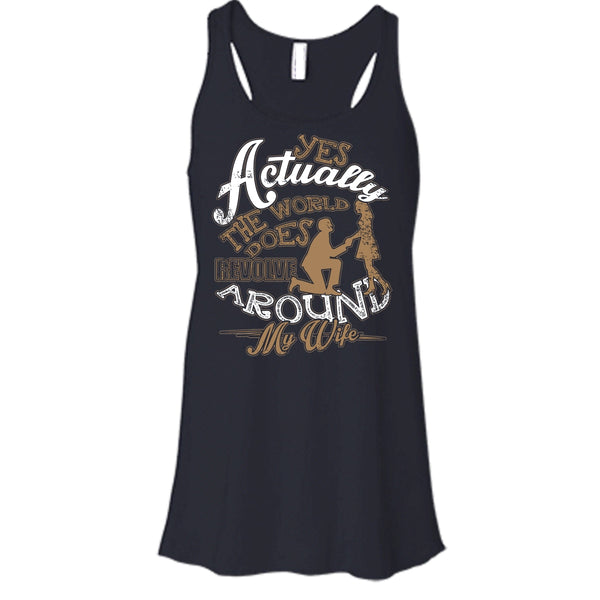 Revolve Around My Wife T Shirt, I Love My Wife Tank Top