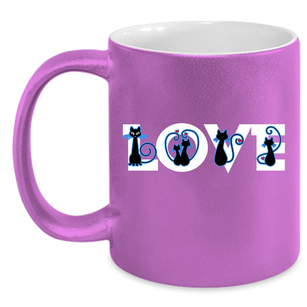 Love Cats Cup, Lovely Gift For Cat Lover Mug