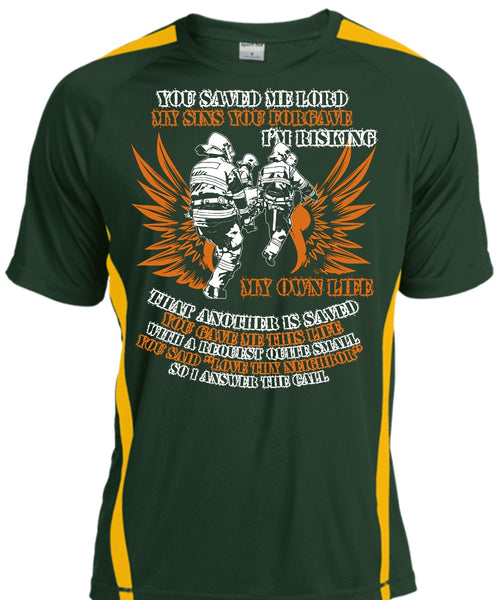 I'm Risking My Own Life T Shirt, Being A Firefighter T Shirt, Cool Shirt