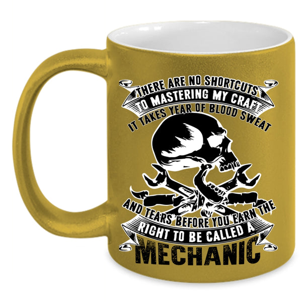 I Raise A Mechanic Coffee Mug, To Be Called A Mechanic Accent Mug