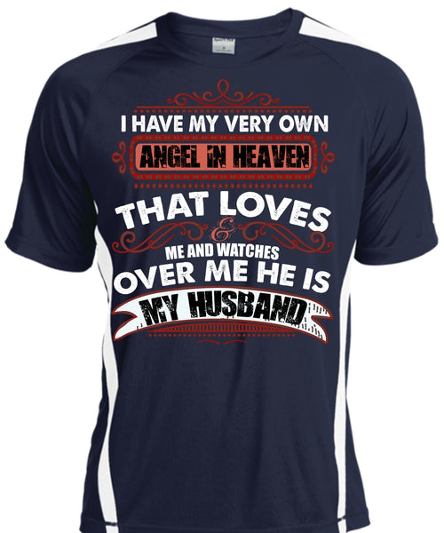 He Is My Husband T Shirt, Angel In Heaven T Shirt, Cool Shirt