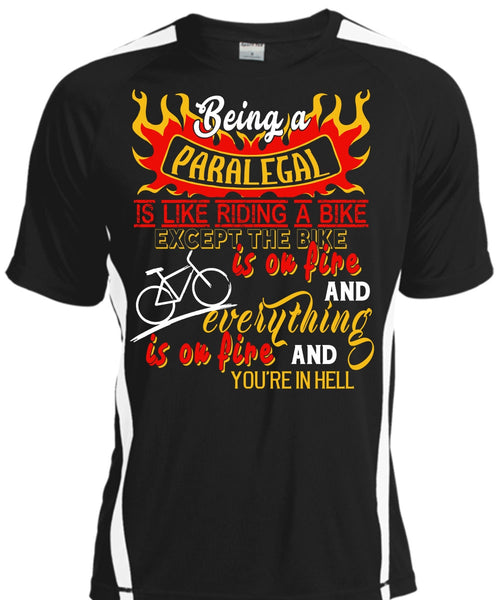 A black t-shirt with the shopify logo