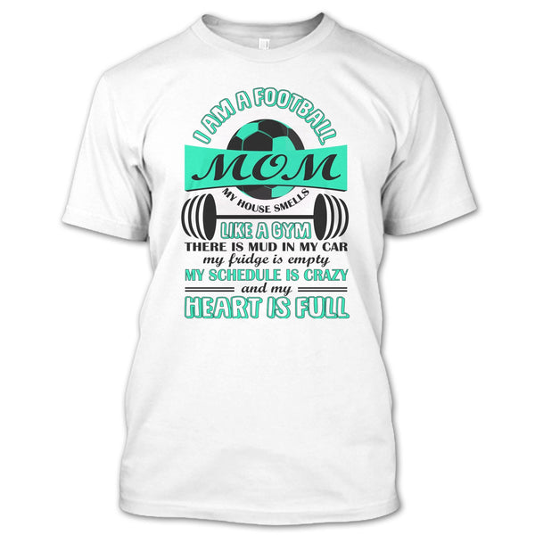 A black t-shirt with the shopify logo