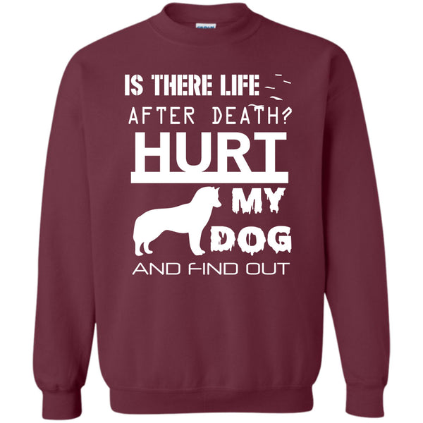 Hurt My Dog And Find Out T Shirt, I Am A Dog Lover Sweatshirt