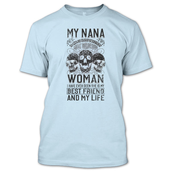My Nana Is The Coolest Woman T Shirt, Coolest Nanny Ever T Shirt