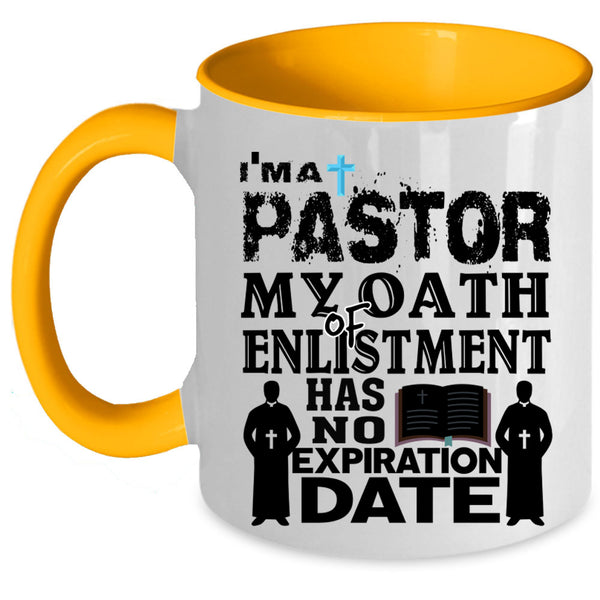 Best Gift For Dad Coffee Mug, I'm A Pastor Accent Mug