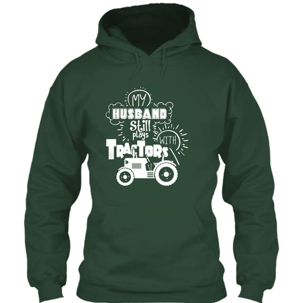 Farmer's Wife T Shirt, My Husband Still Plays With Tractors T Shirt