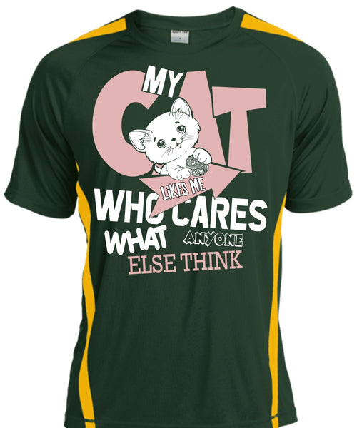 My Cat Likes Me Who Cares T Shirt, My Favorite T Shirt, Cool Shirt