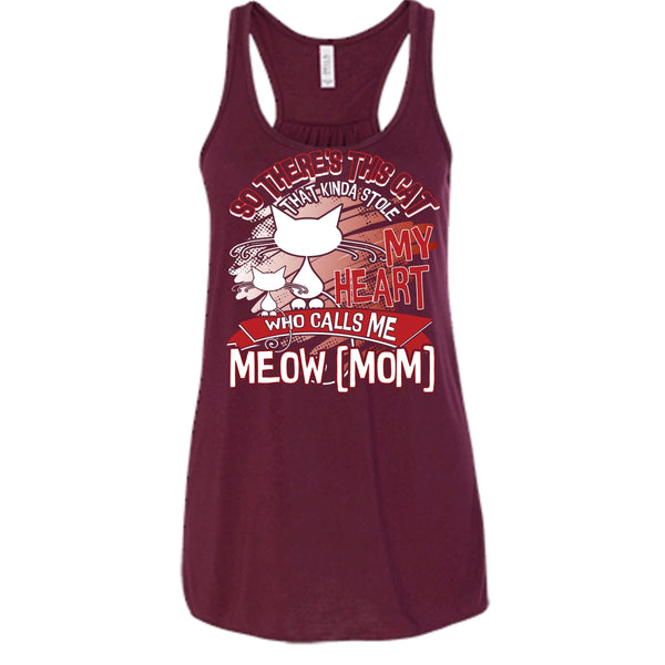 Never Underestimate T Shirt, Who Calls Me Meow Mom Tank Top