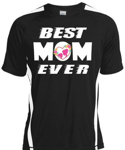 A black t-shirt with the shopify logo