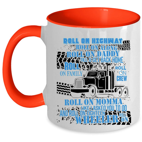 Rool On Family Roll On Momma Coffee Mug, Rool on Daddy Accent Mug