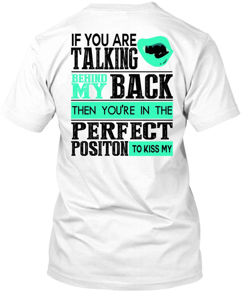 A black t-shirt with the shopify logo