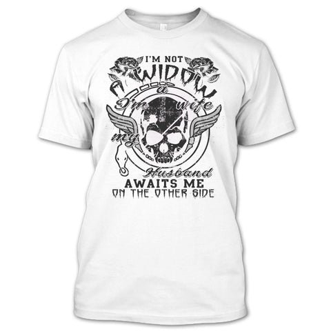 A black t-shirt with the shopify logo