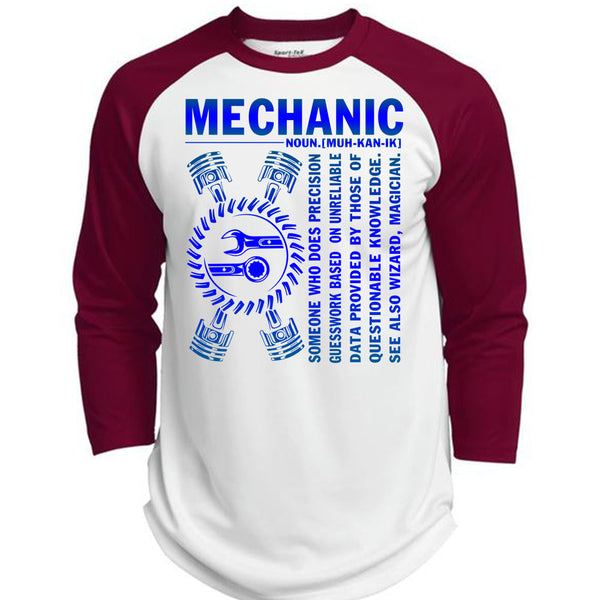 Being A Mechanic T Shirt, I Love Mechanic T Shirt, Awesome T-Shirts  (Polyester Game Baseball Jersey)