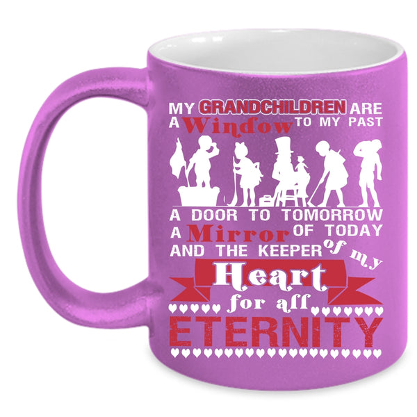 My Grandchildren Are A Window To My Past Coffee Mug, Cute Coffee Cup