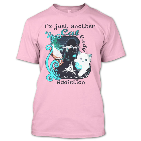 I'm Just Another Cat Lady T Shirt, Coolest Cat Lady T Shirt
