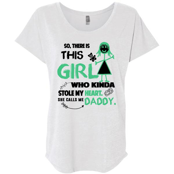 This Girl Who Kinda Stole My Heart T Shirt, She Calls Me Daddy T Shirt, Father's Day T Shirt