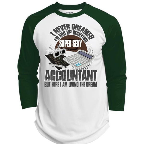 I'd End Up Marrying Accountant T Shirt, I Love Accountant T Shirt, Awesome T-Shirts  (Polyester Game Baseball Jersey)