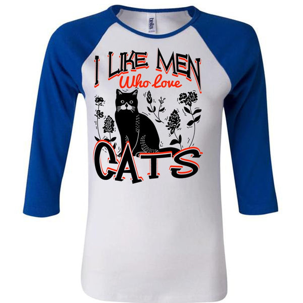 I Like Men Who Love Cats T Shirt, I Love Cats T Shirt, Awesome T-Shirts