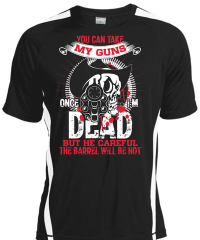 A black t-shirt with the shopify logo