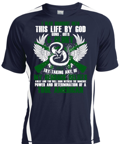 God Guns T Shirt, True American T Shirt, Cool Shirt