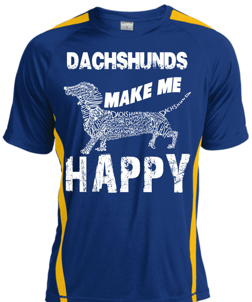 Dachshunds Make Me Happy T Shirt, I Love My Dog T Shirt, Cool Shirt