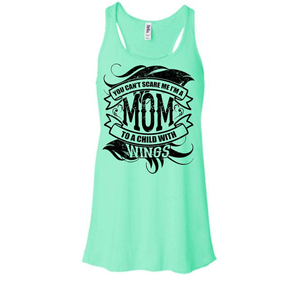 You Can't Scare Me T Shirt, Coolest Mom Tank Top