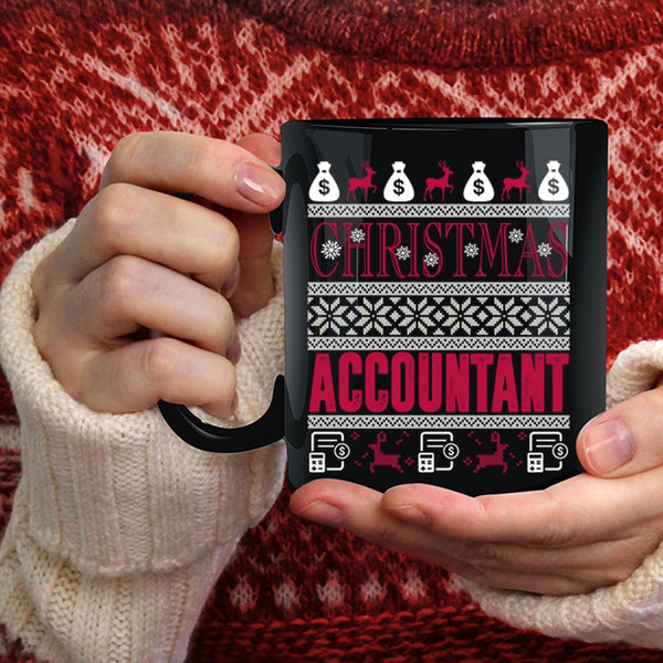 Christmas Accountant Coffee Mug, Cute Gift For Accountant Coffee Cup
