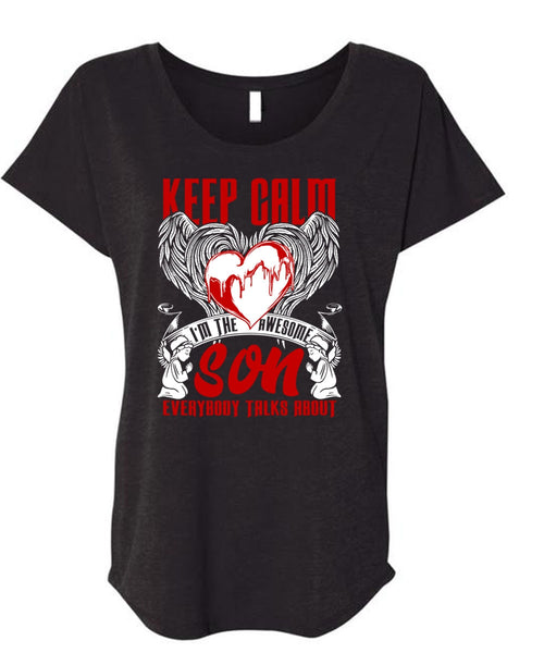 A black t-shirt with the shopify logo