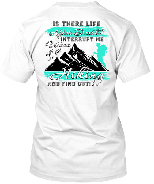 A black t-shirt with the shopify logo