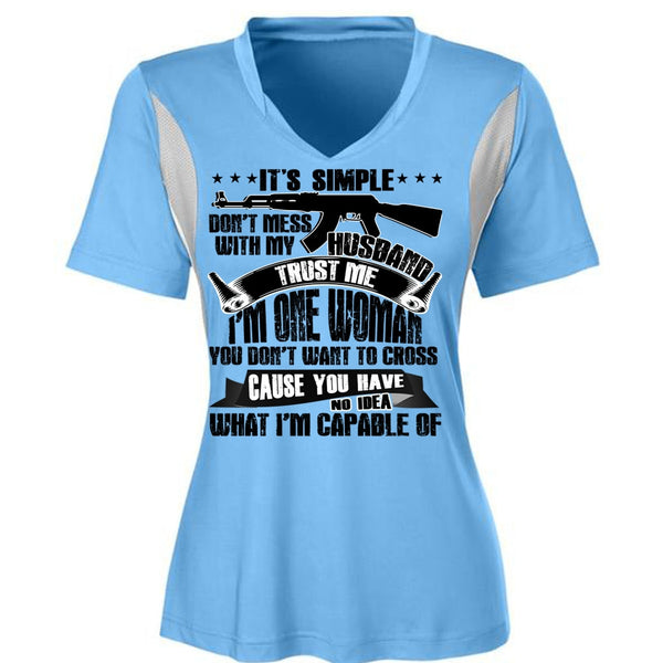 Don't Mess With My Husband T Shirt, I Love Husband T Shirt, Awesome T-Shirts