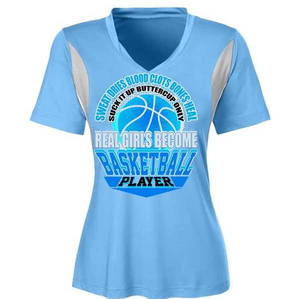 Real Girls Become Basketball Player T Shirt, I Love Basketball T Shirt, Awesome T-Shirts